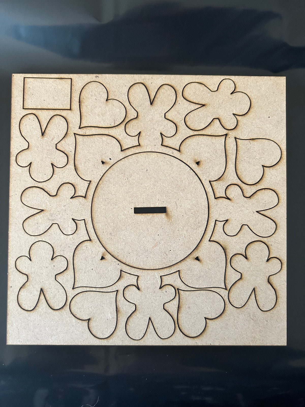 Stars & Stripes Tealight candle holder  INTERCHANGEABLE # 1200 Wood Laser Blank | DIY Craft Cutout | Paint-Ready