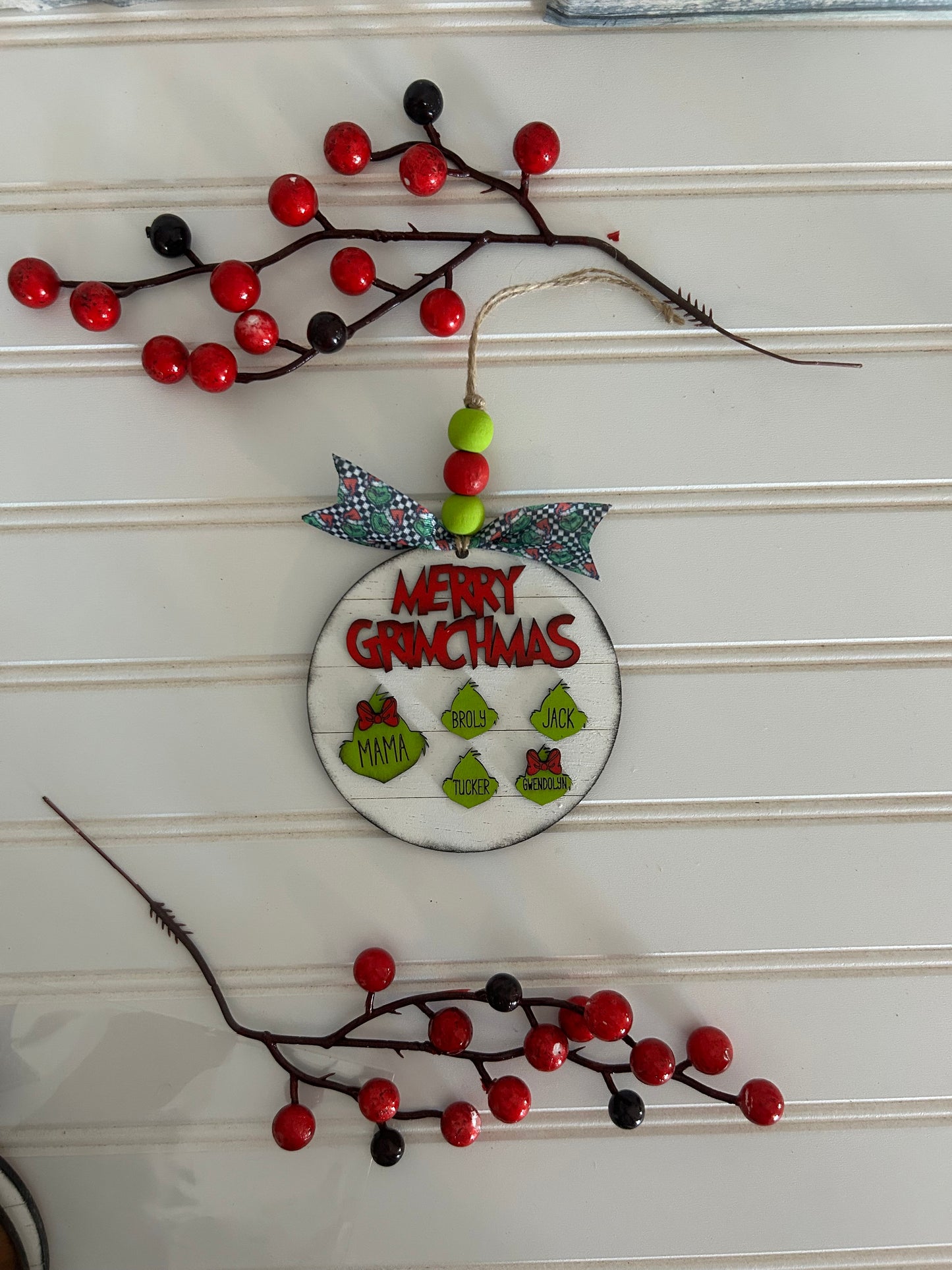 Grinch Ornament Digital Laser Cut SVG File – Instant Download