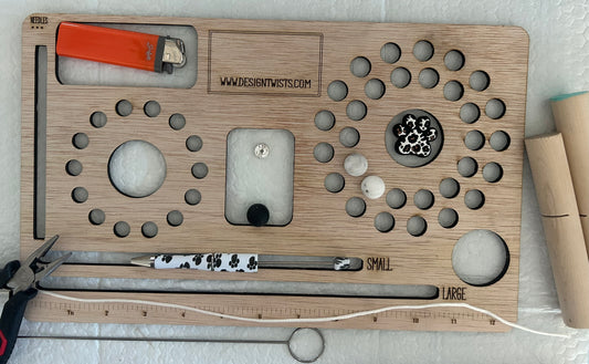 Custom Bead Display Board 8 x 13 inches with or without custom business name