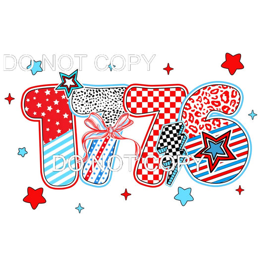 America 1776 # 5 Sublimation transfers - Heat Transfer