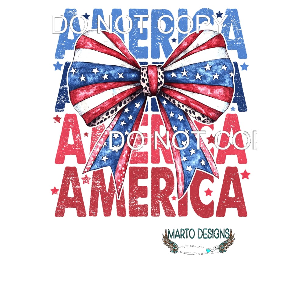 America # 2 Sublimation transfers - Heat Transfer Graphic