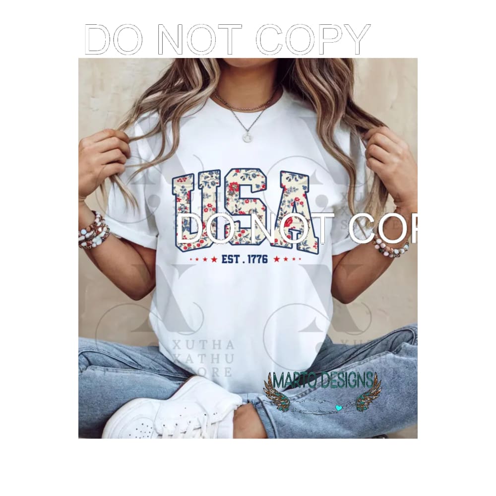 America USA # 10 Sublimation transfers - Heat Transfer