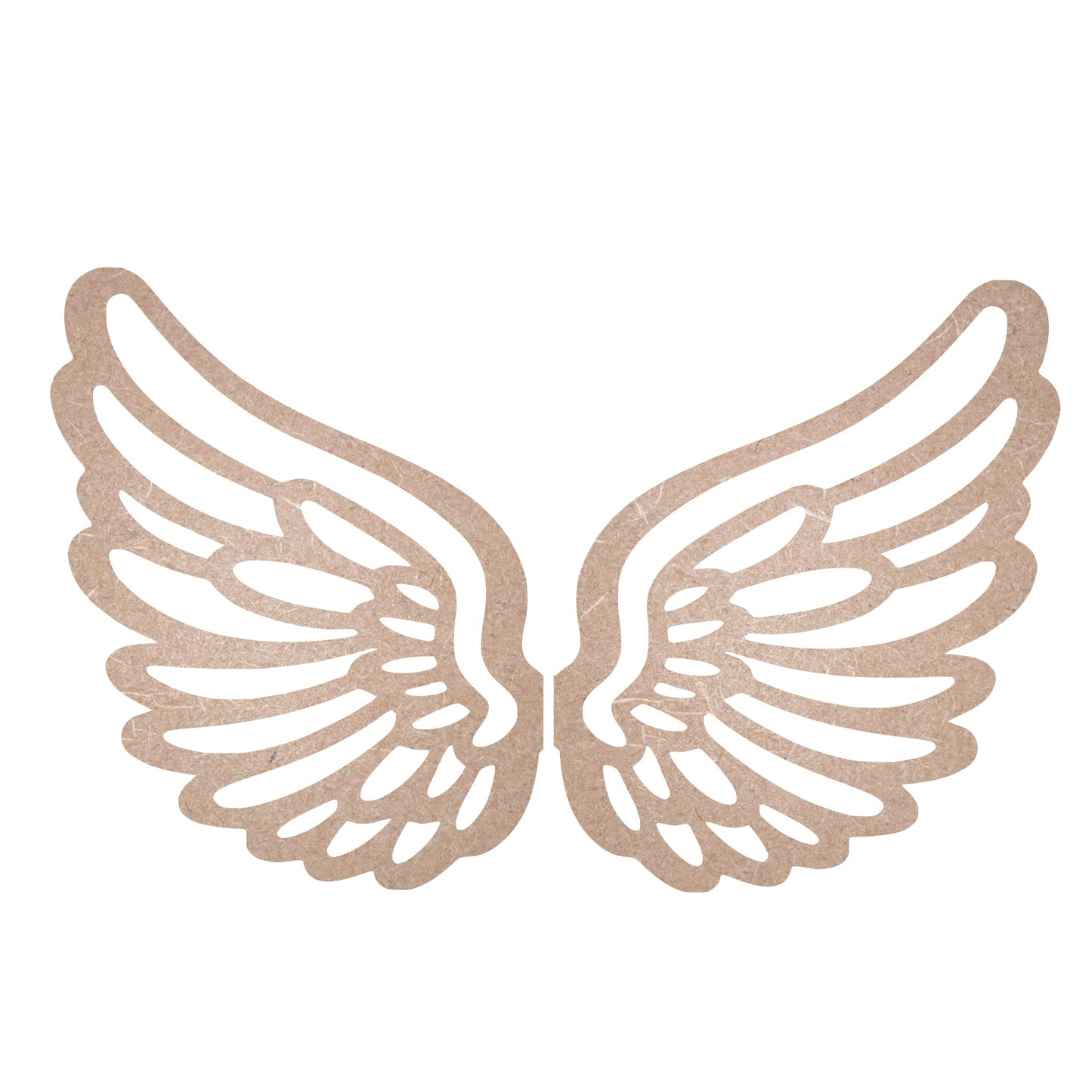 Angel Wings ONLY 6 sizes available  # 025 Wood Laser Blank | DIY Craft Cutout | Paint-Ready