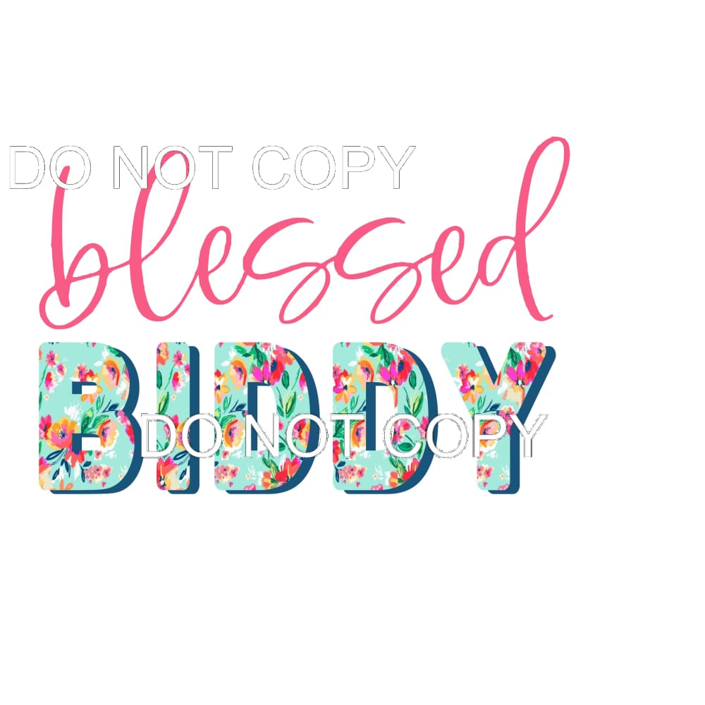 Blessed Floral Custom Mama - Mimi - Mom - Nana other names