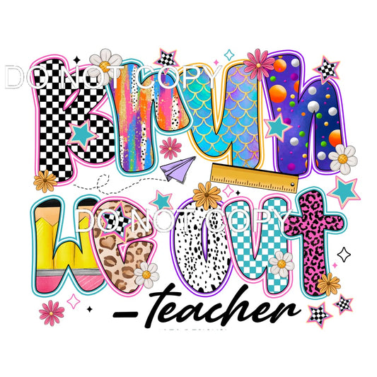 Bruh We Out -Teacher #11529 Sublimation transfers - Heat