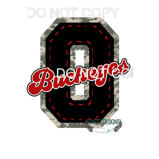 buckeyes # 4421 Sublimation transfers Heat Transfer Graphic
