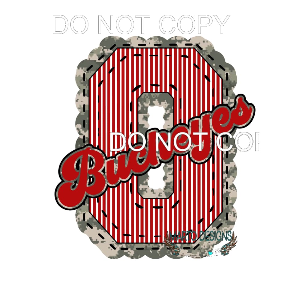 buckeyes camo # 4428 Sublimation transfers Heat Transfer