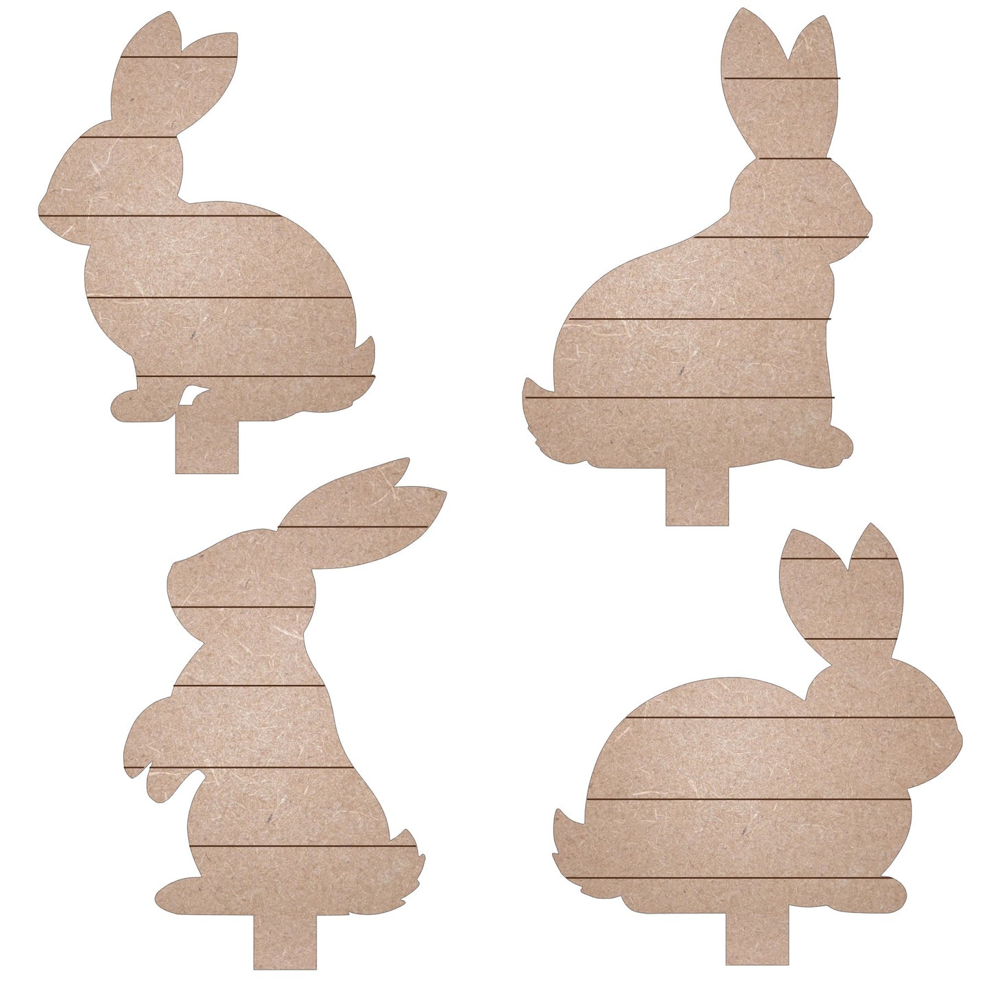 candle stick interchangeable bunnies shiplap # 041 candle stick ( Sold Separately ) Wood Laser Blank | DIY Craft Cutout | Paint-Ready