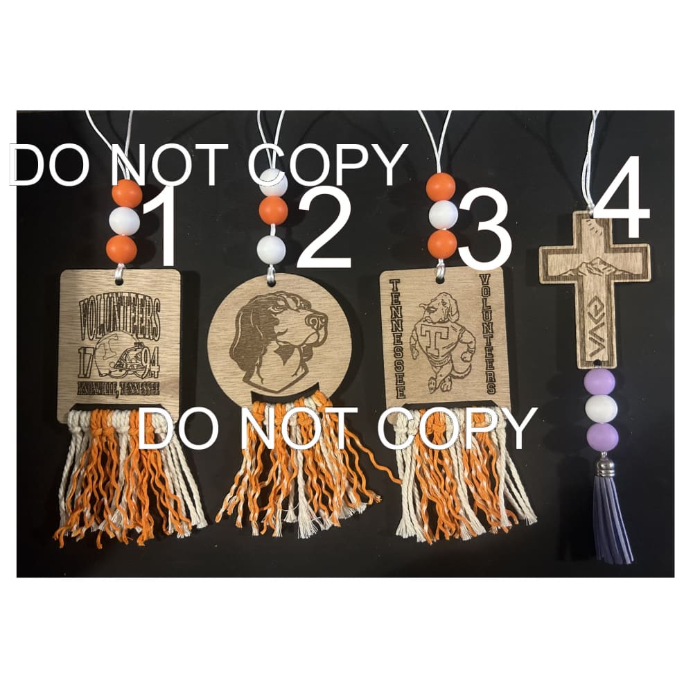 Car Hangers Add Essential Oils to the wood or leave plain