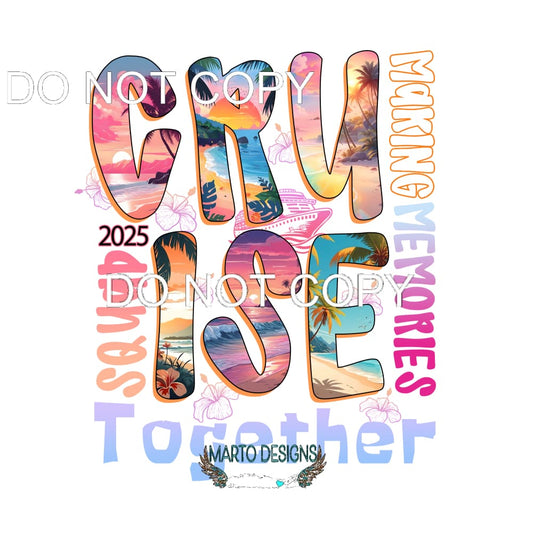 Cruise #11505 Sublimation transfers - Heat Transfer Graphic