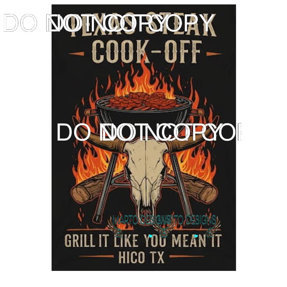 custom Hico TEXAS H & H 1 TRACI Sublimation transfers