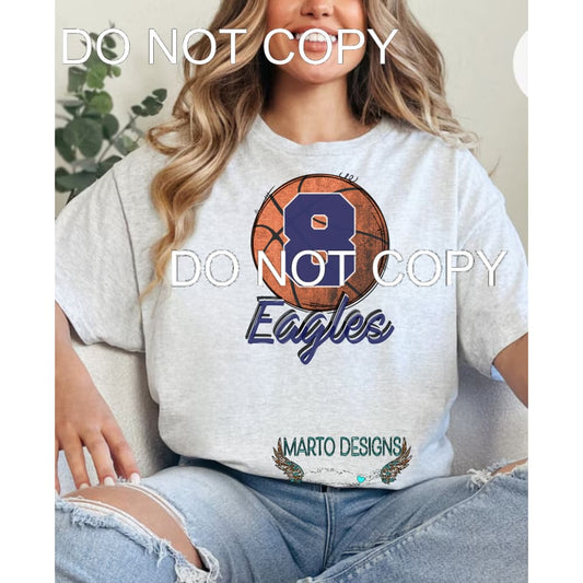 Custom School Basketball # 4919 Sublimation transfers