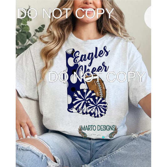 Custom School cheer # 4915 Sublimation transfers in notes