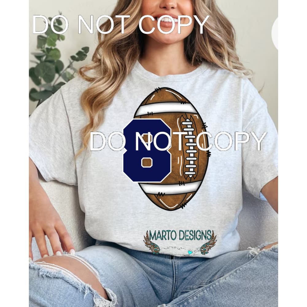 Custom School football # 4916 Sublimation transfers