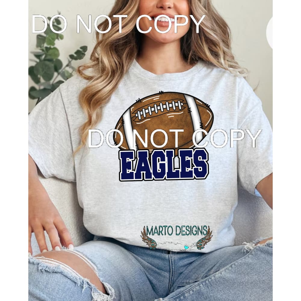 Custom School football # 4917 Sublimation transfers