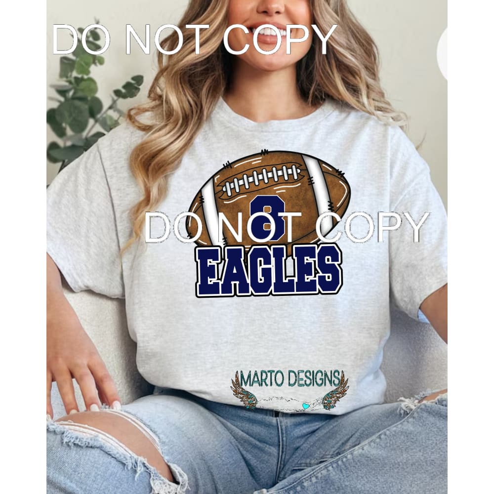 Custom School football # 4918 Sublimation transfers