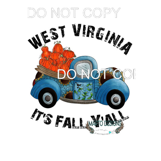 Custom State Fall Truck # 4446 States All states in drop