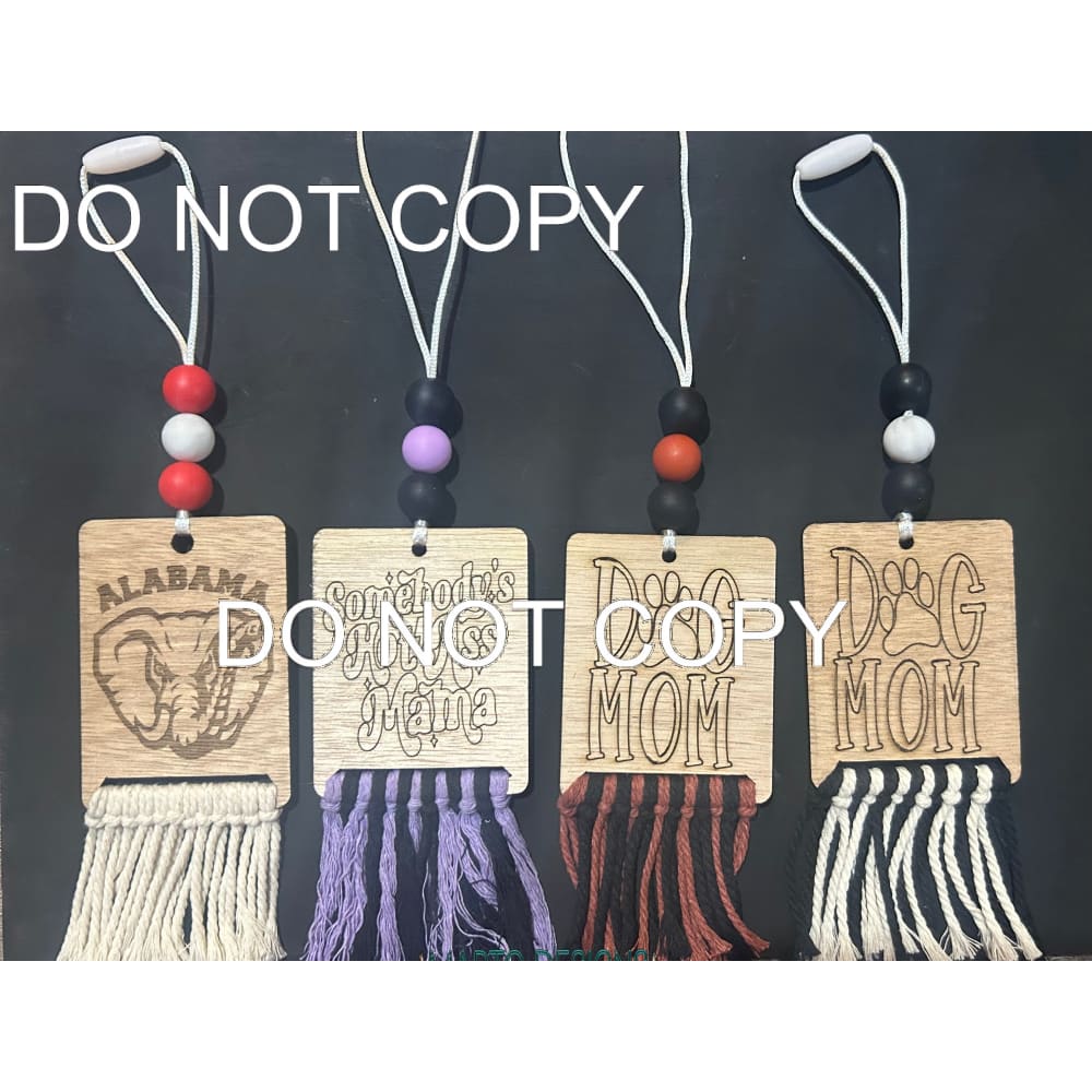 DIY Car Hangers or Keychains endless ideas Add Essential