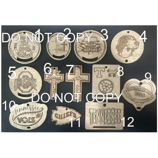 DIY Car Hangers or Keychains endless ideas Add Essential