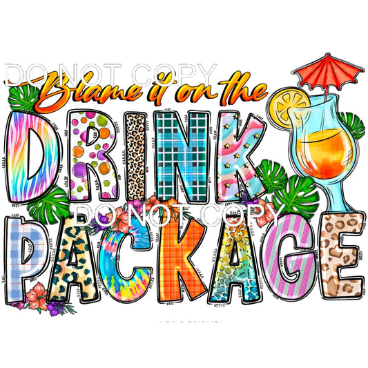 Drink Package #11464 Sublimation transfers - Heat Transfer