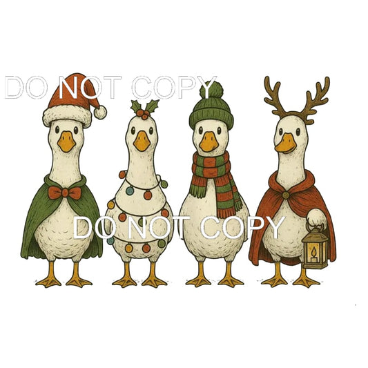 duck duck goose Christmas # 1017Sublimation transfers