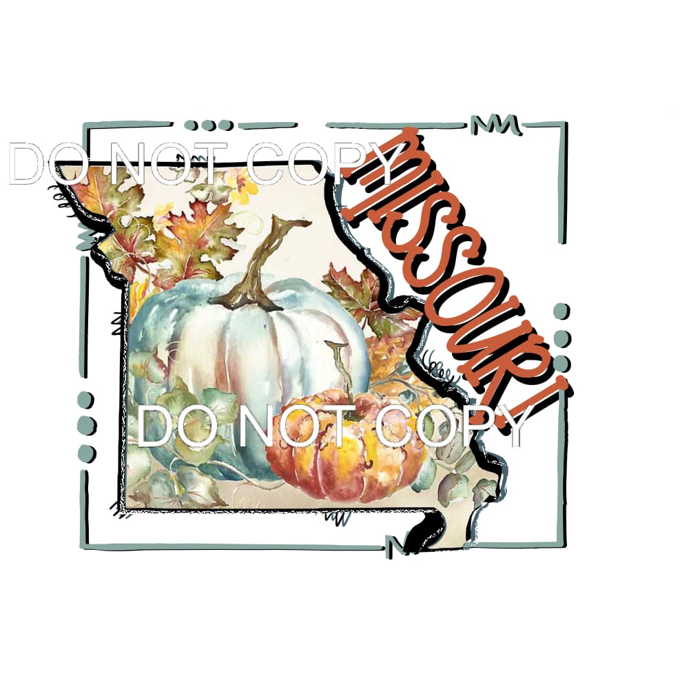 Fall Pumpkin States All states in drop down menu