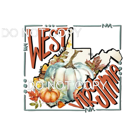 Fall Pumpkin States All states in drop down menu