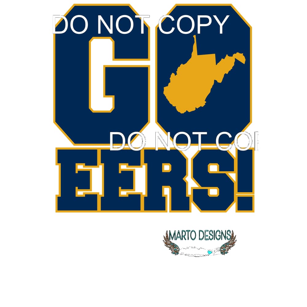 go volunteers west virginia Sublimation transfers - Heat