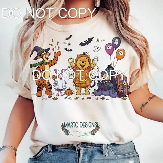 Halloween Pooh # 3026 Sublimation transfers - Heat Transfer