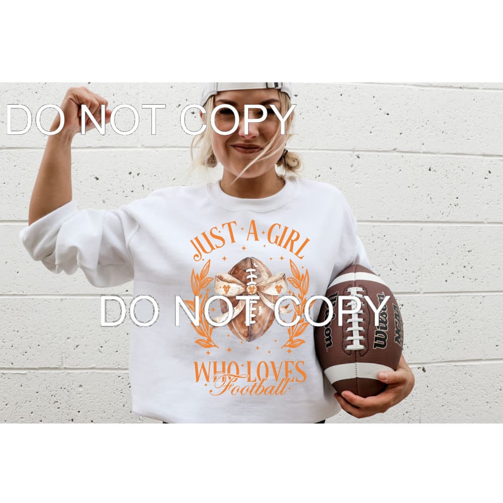 Just a girl who loves football Tennessee Sublimation