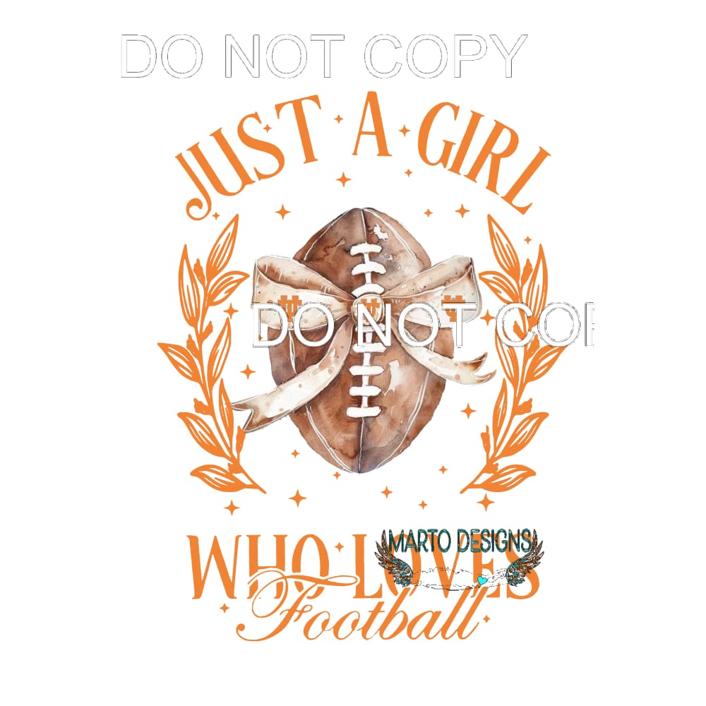 Just a girl who loves football Tennessee Sublimation