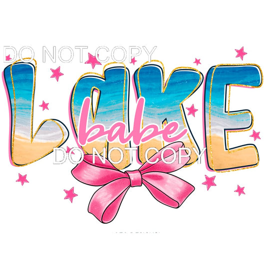 Lake Babe #11487 Sublimation transfers - Heat Transfer