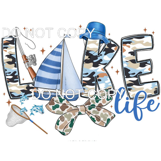 Lake Life #11517 Sublimation transfers - Heat Transfer