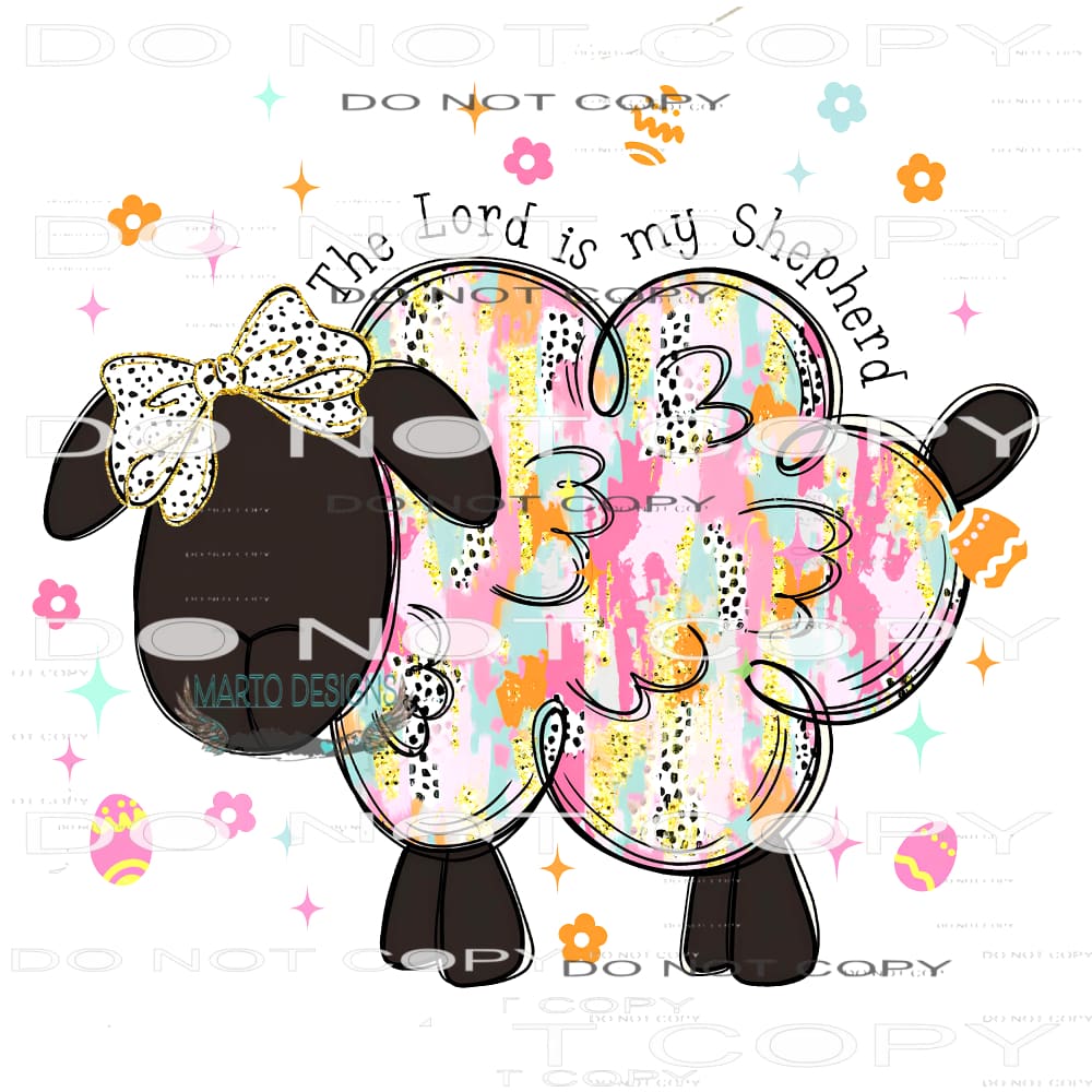 Lamb # 4446 Sublimation transfers - Heat Transfer Graphic