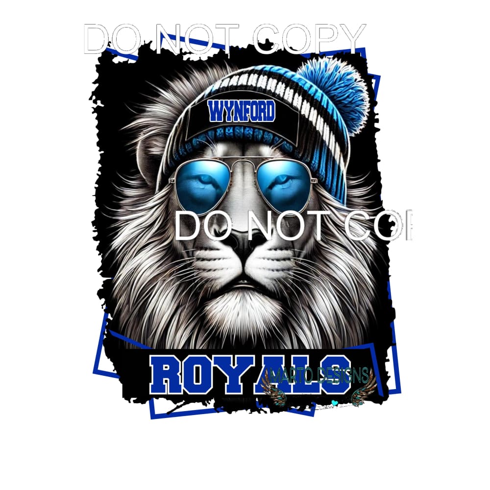 lions royals # 8819 Sublimation transfers Heat Transfer
