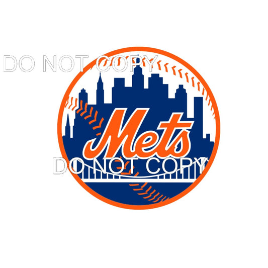 mets baseball # 4910 Sublimation transfers - Heat Transfer