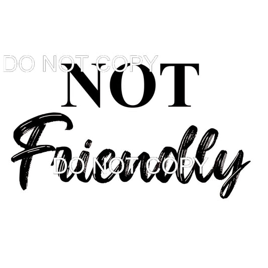 not friendly Sublimation transfers - Heat Transfer Graphic
