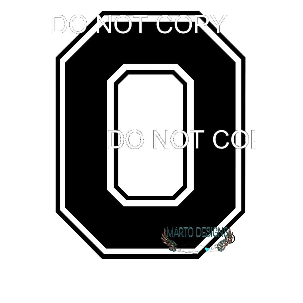 O Ohio # 6618 Sublimation transfers Heat Transfer Graphic