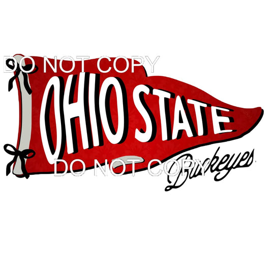 ohio # 4422 Sublimation transfers Heat Transfer Graphic Tee