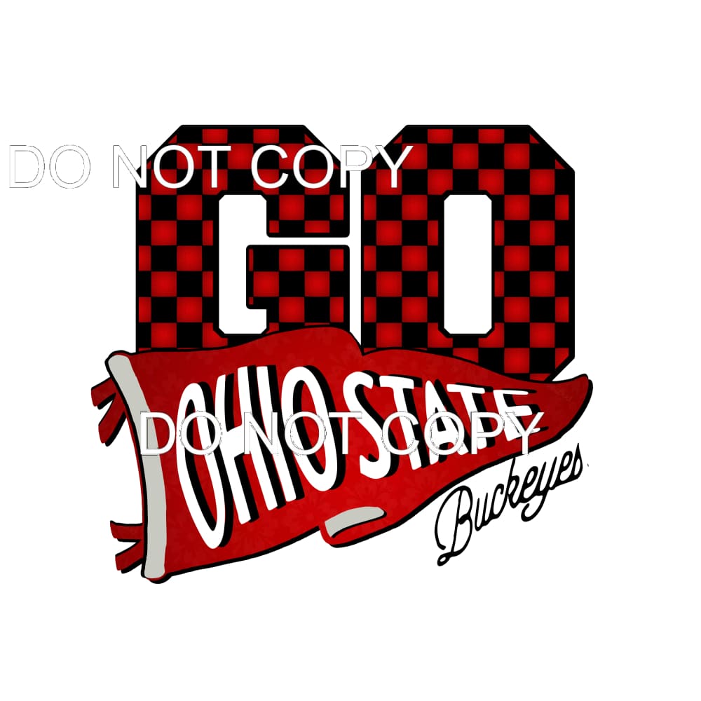 ohio # 4424 Sublimation transfers Heat Transfer Graphic Tee