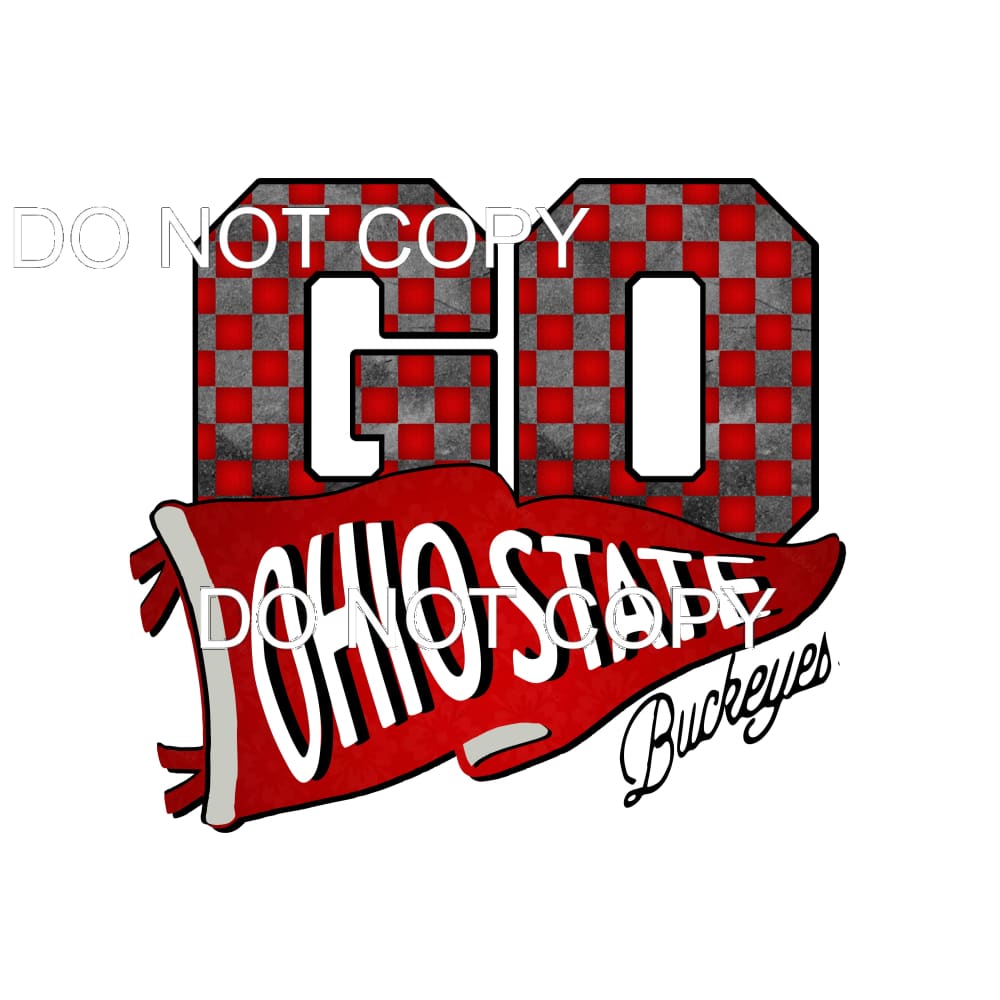 ohio # 4427 Sublimation transfers Heat Transfer Graphic Tee