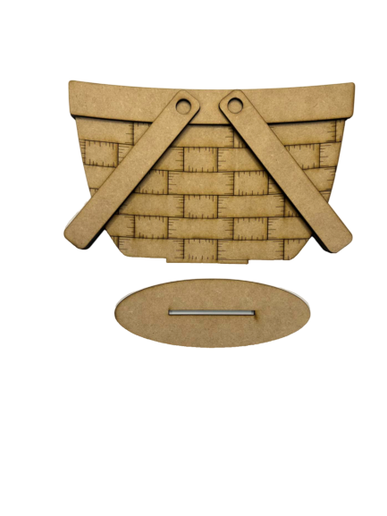 BASKET BASE INTERCHANGEABLE # 1111 Wood Laser Blank | DIY Craft Cutout | Paint-Ready