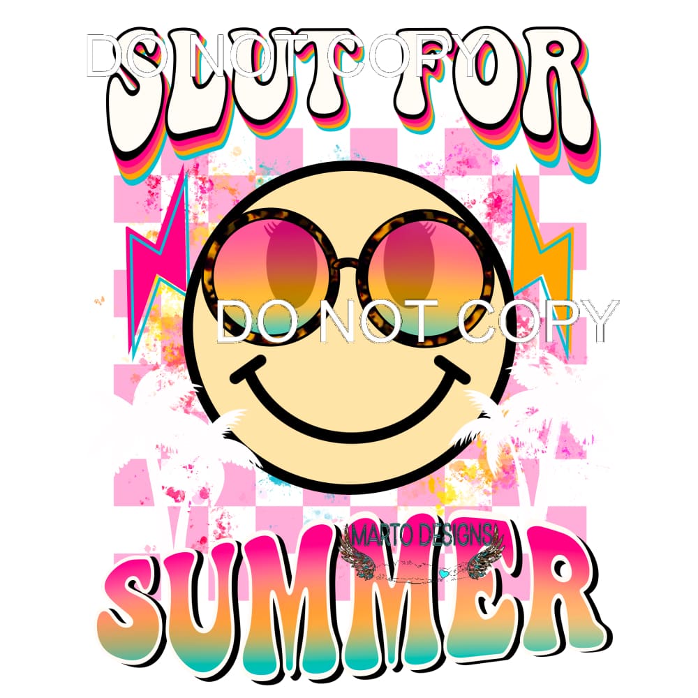 Slut For Summer #11416 Sublimation transfers - Heat