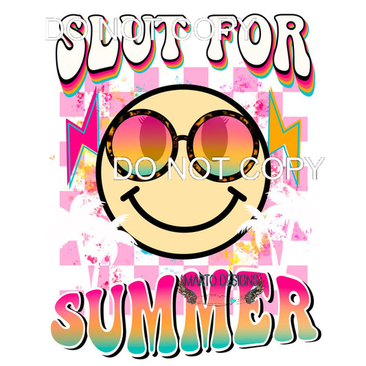Slut For Summer #11416 Sublimation transfers - Heat