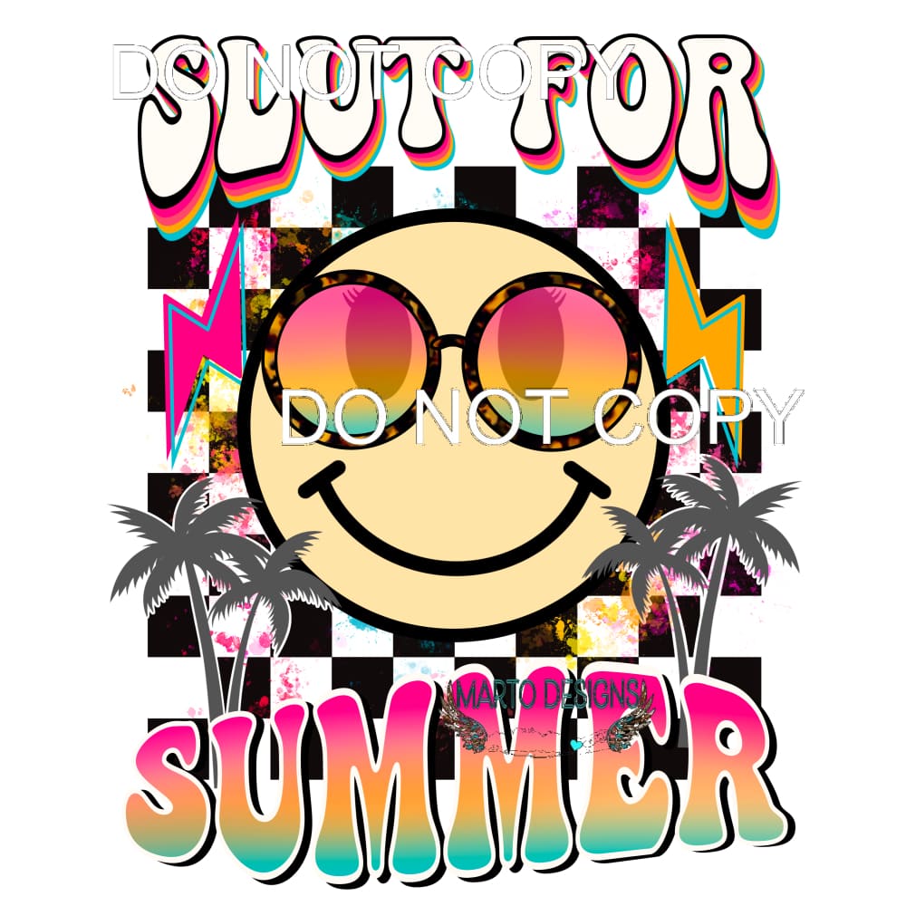 Slut For Summer #11417 Sublimation transfers - Heat