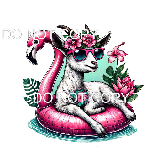 Summer Goat #11504 Sublimation transfers - Heat Transfer