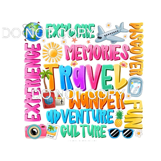 Summer Vacation #11490 Sublimation transfers - Heat