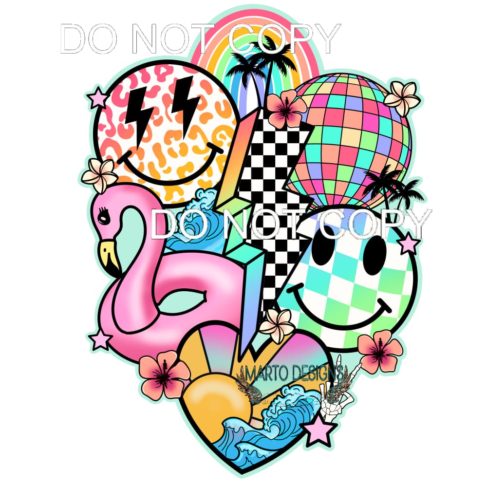Summer Vibes #11396 Sublimation transfers - Heat Transfer