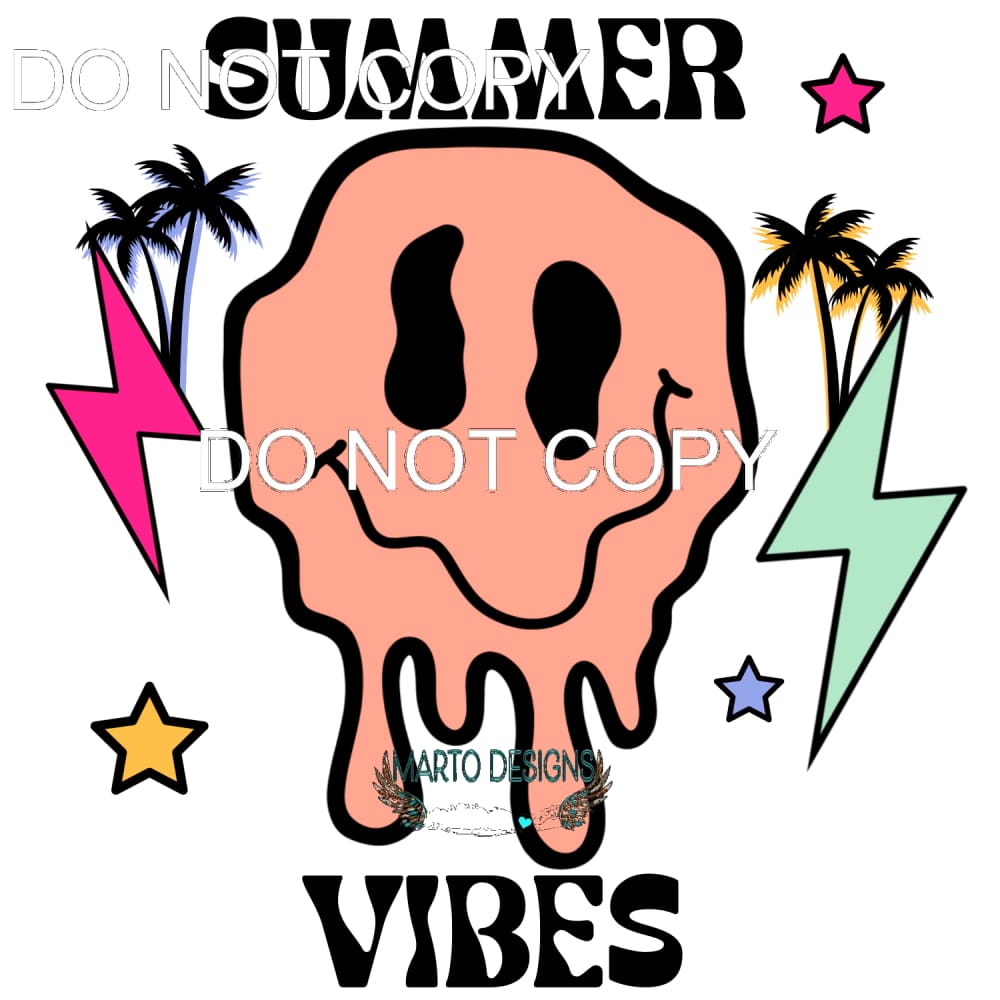 Summer Vibes #11398 Sublimation transfers - Heat Transfer