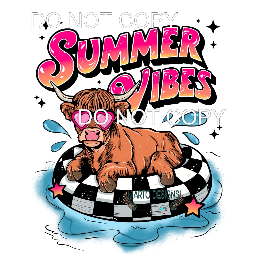 Summer Vibes #11400 Sublimation transfers - Heat Transfer